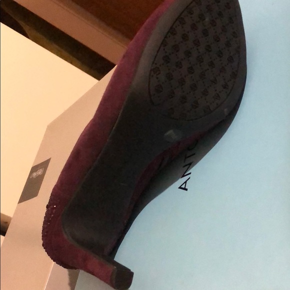 Purple Ankle Heel Boots - Picture 4 of 6